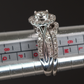 14K 1CTW BRIDAL LADIES DIAMOND RING 6.5 GRAMS