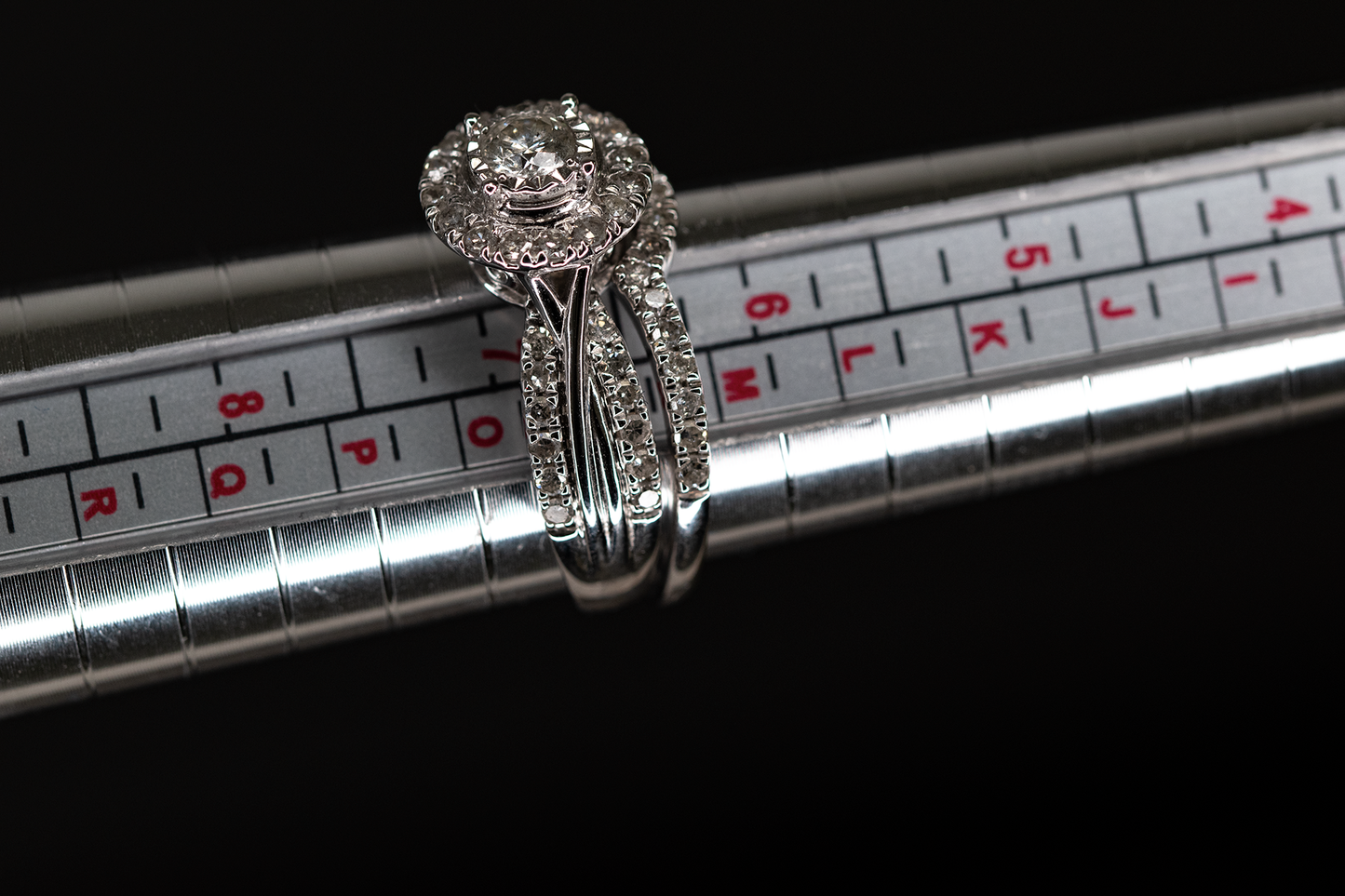 14K 1CTW BRIDAL LADIES DIAMOND RING 6.5 GRAMS