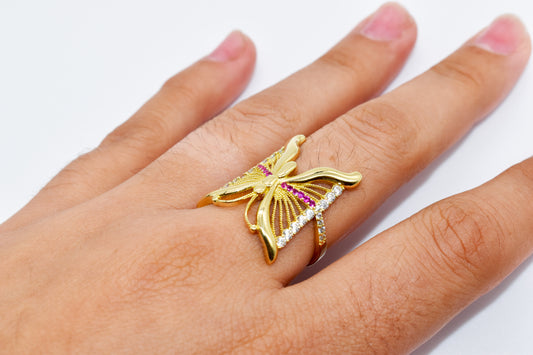 Light Butterfly Rings 14KT 5