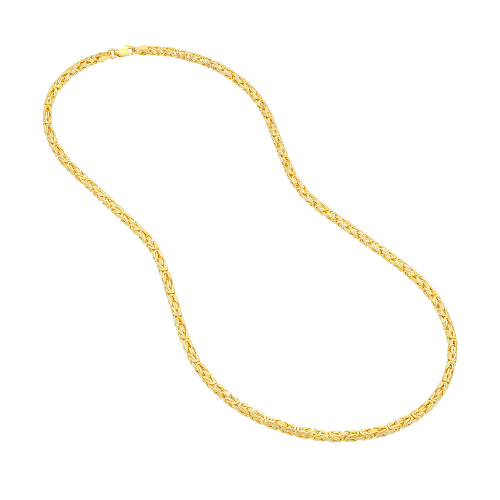 3.50mm Square Beveled Byzantine Chain