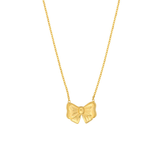 Tied Bow Necklace