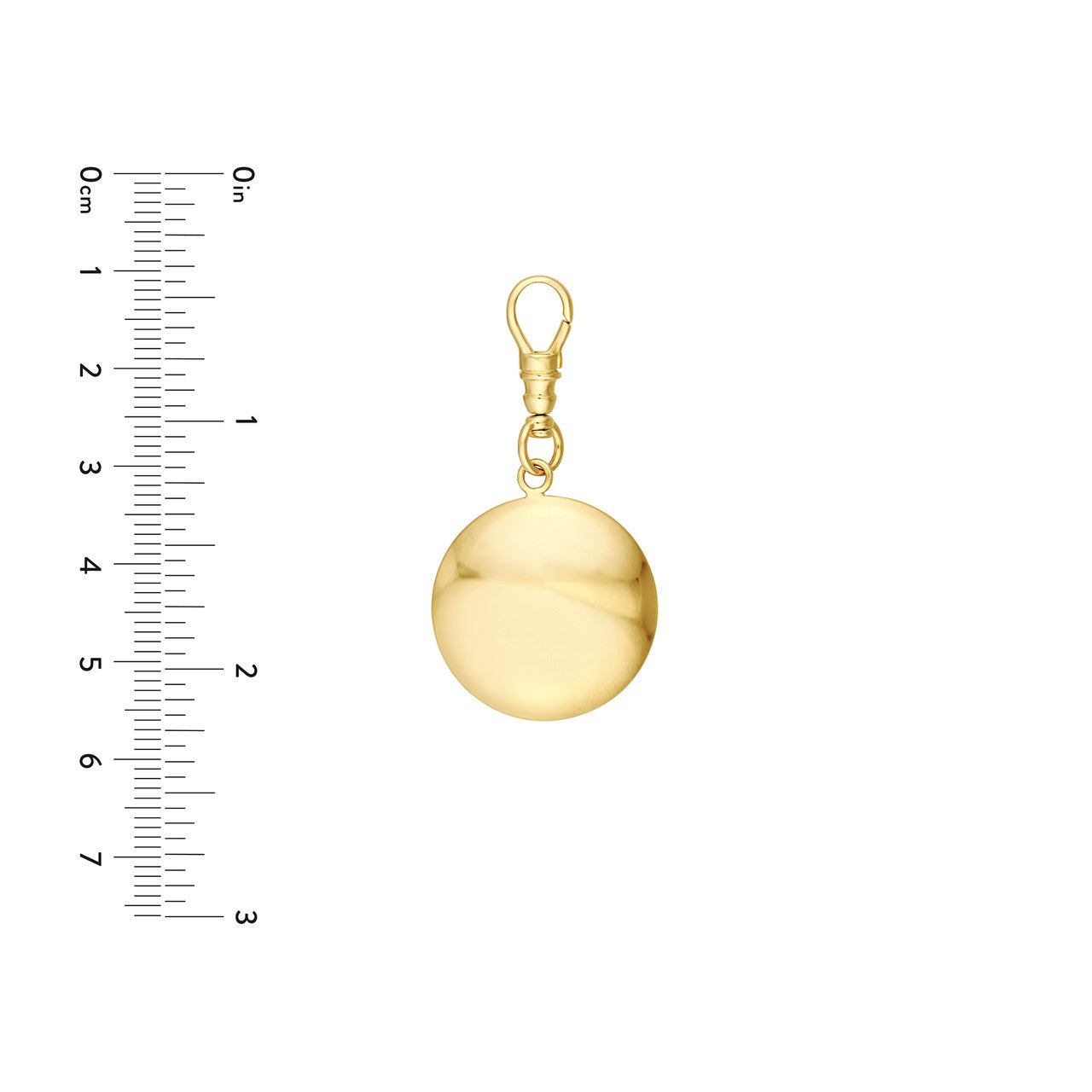 Puffy Disc Pendant