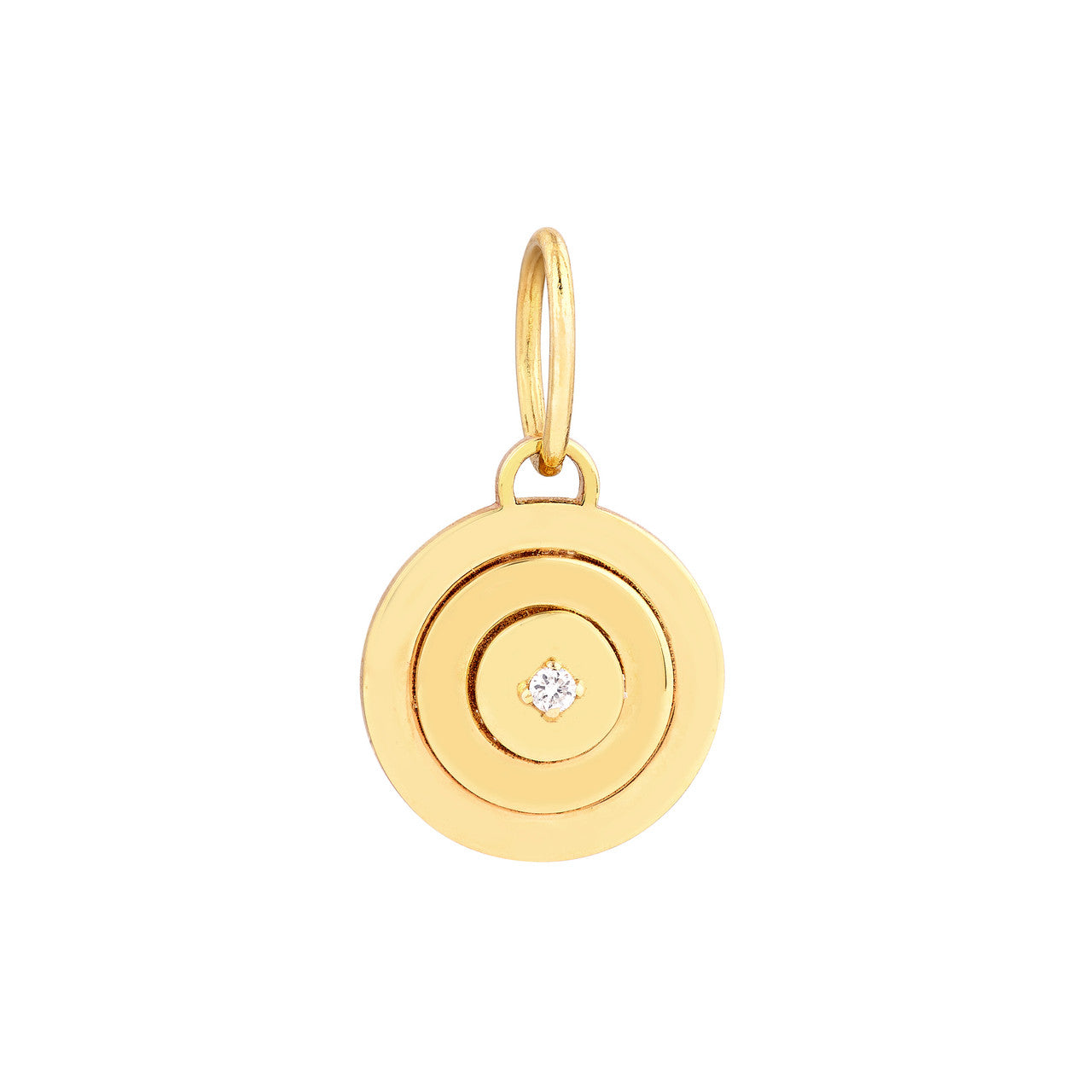 1.5pt Diamond Concentric Round Pendant