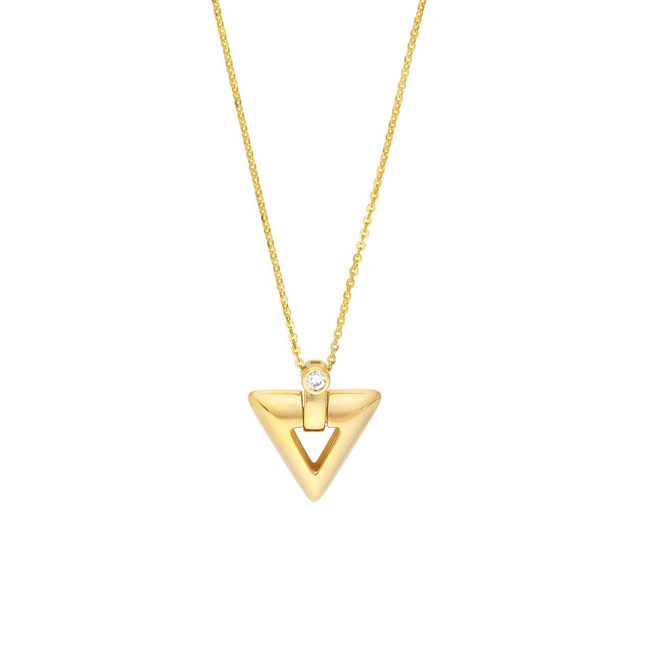 1/20tcw Diamond Arrow Pendant Necklace