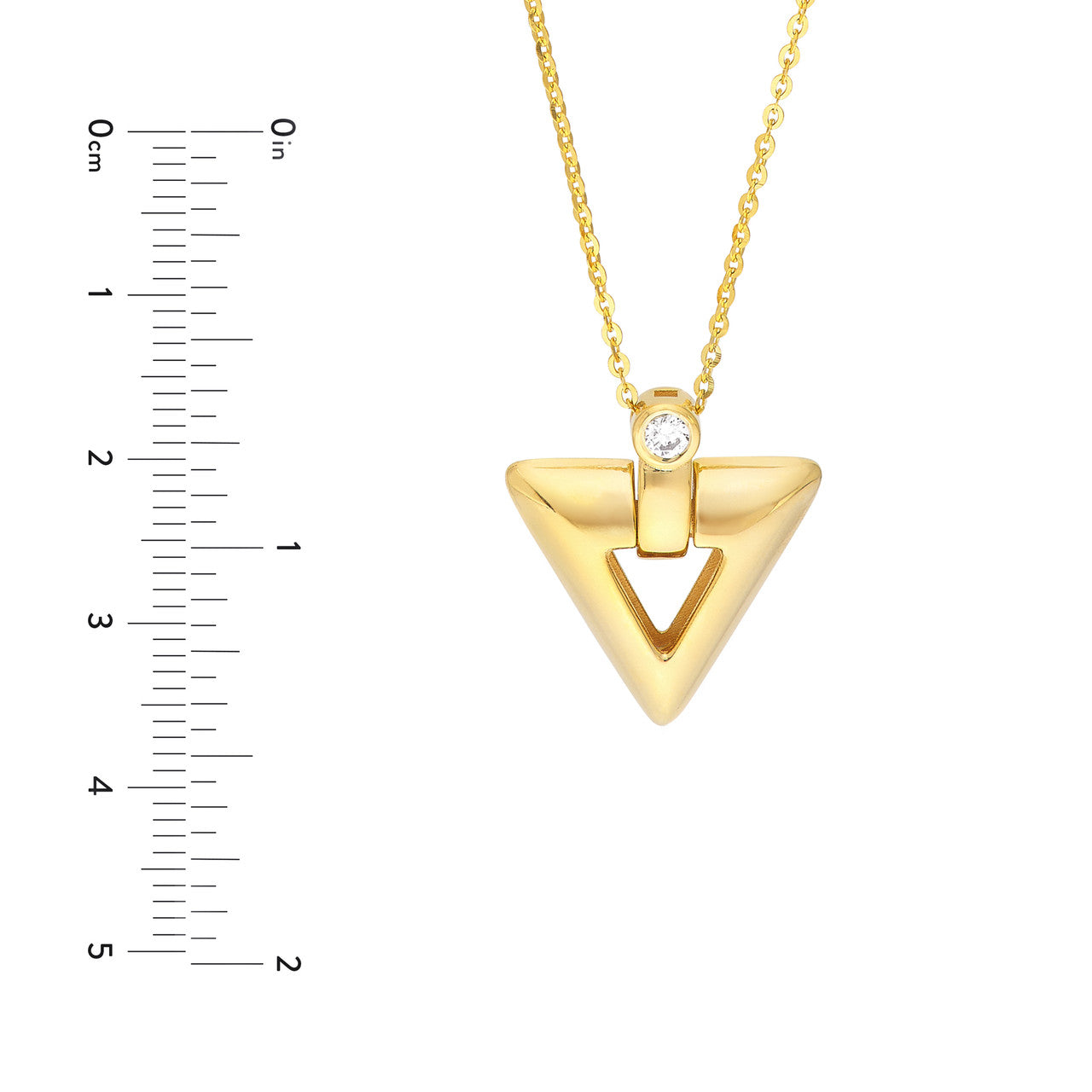 1/20tcw Diamond Arrow Pendant Necklace