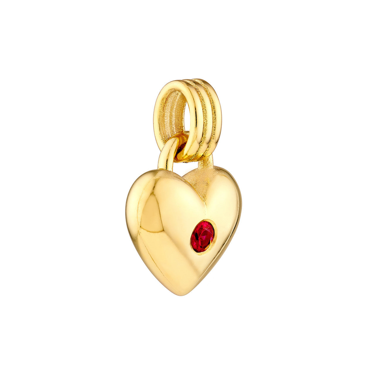 Ruby Heart Pendant