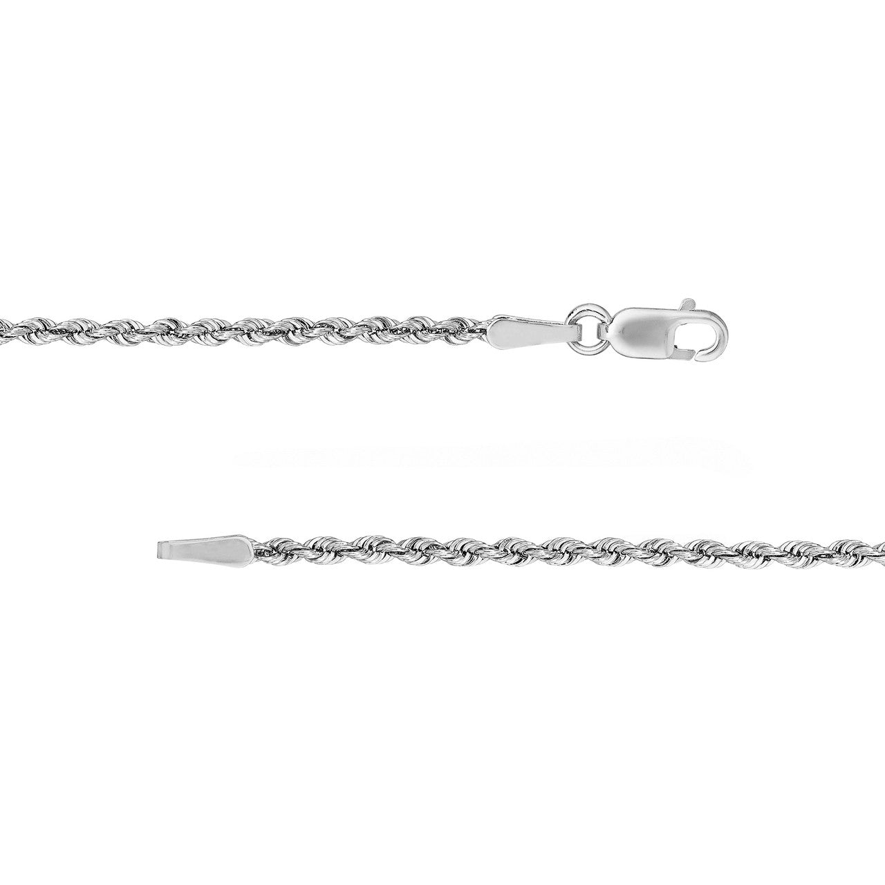 1.8mm Light Rope Chain with Lobster Lock