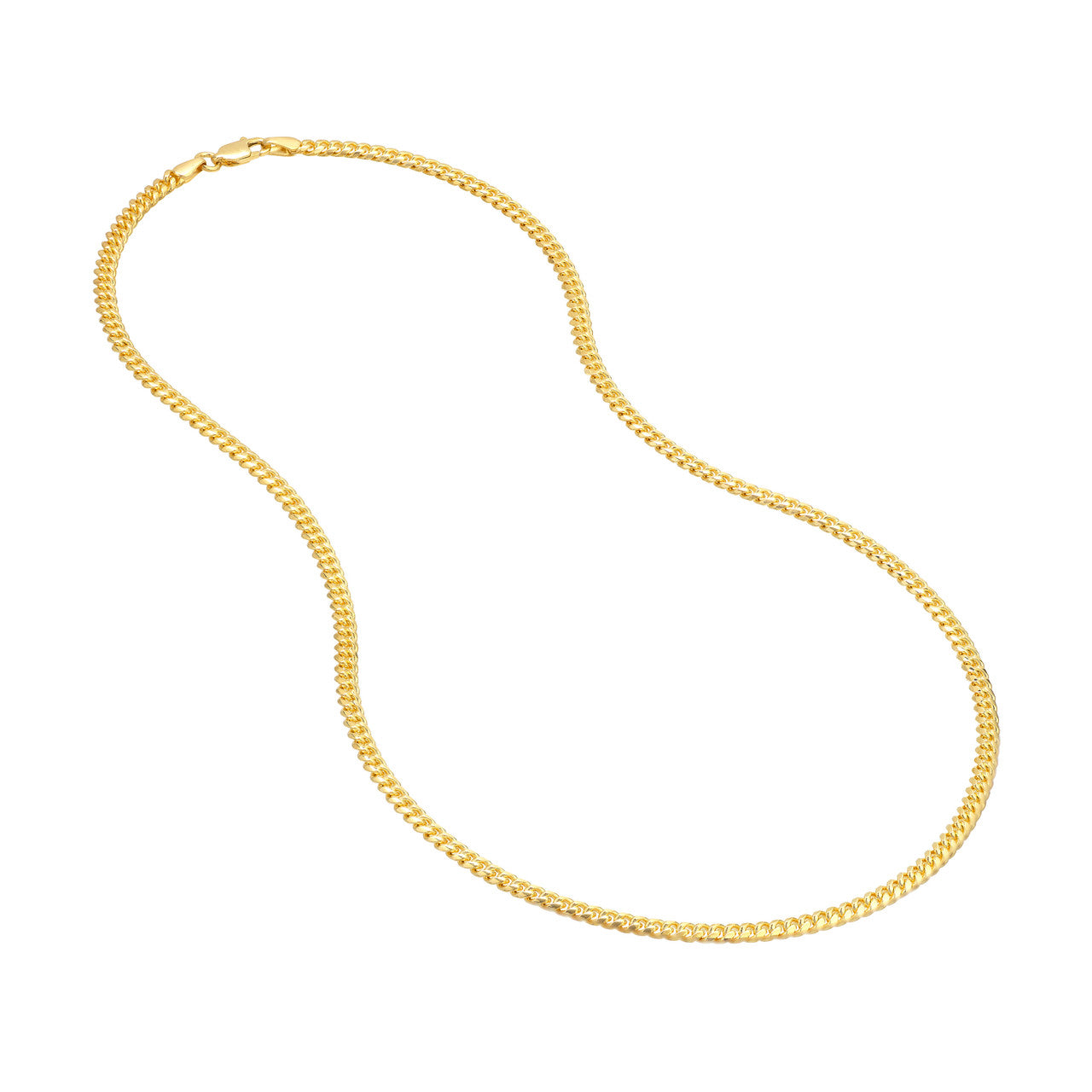 3.50mm T-Miami Cuban Chain with Lobster Lock