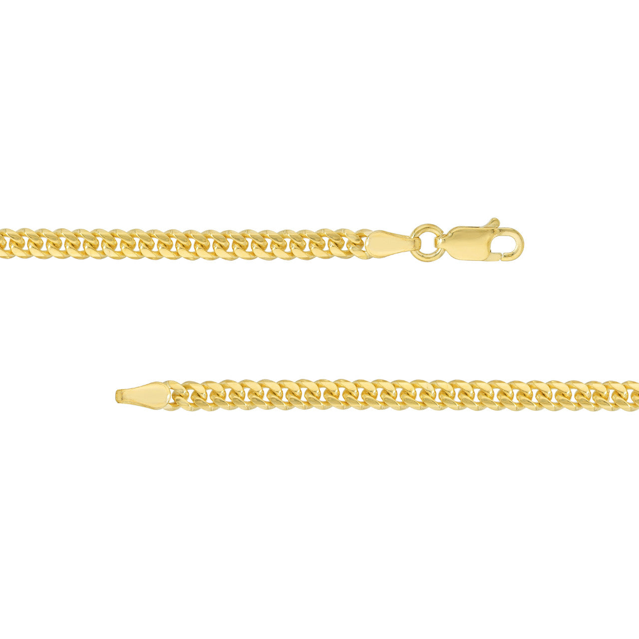 3.50mm T-Miami Cuban Chain with Lobster Lock