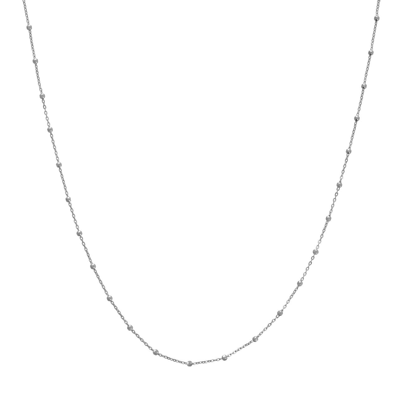 Faceted Bead Saturn Chain