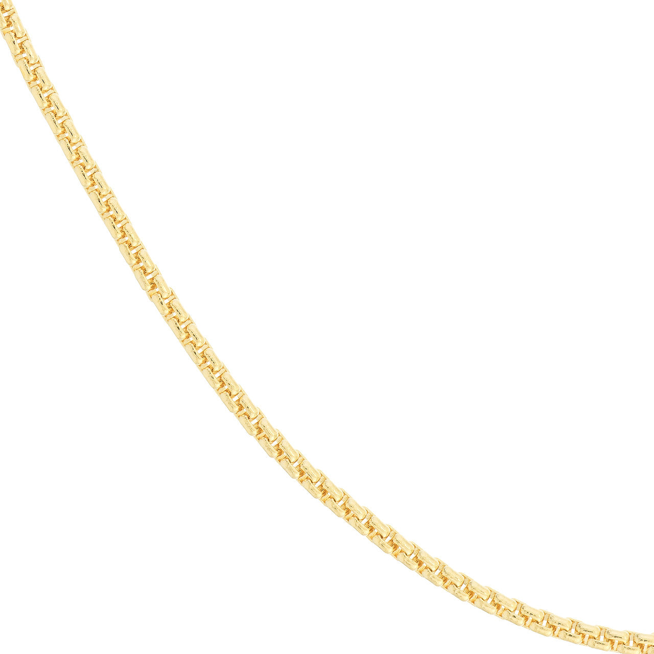 1.75mm Solid Round Box Chain with Lobster Lock