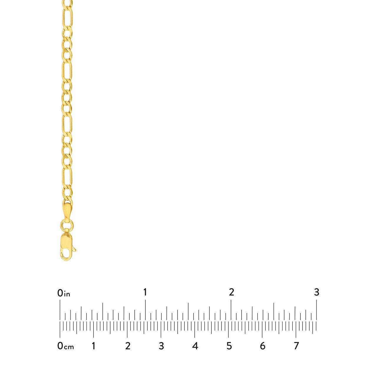 3.60mm Hollow D/C Figaro Chain