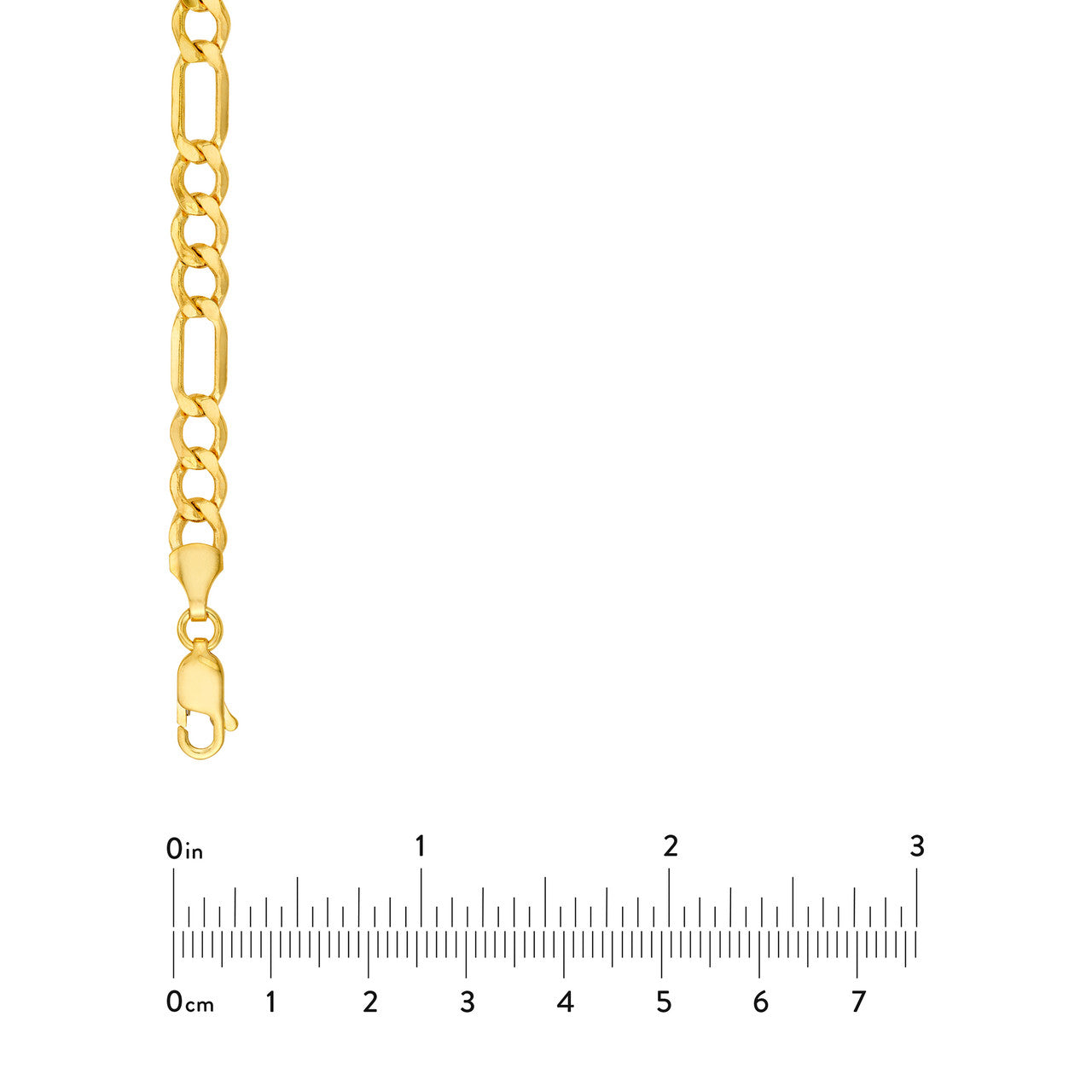 6.40mm Hollow D/C Figaro Chain