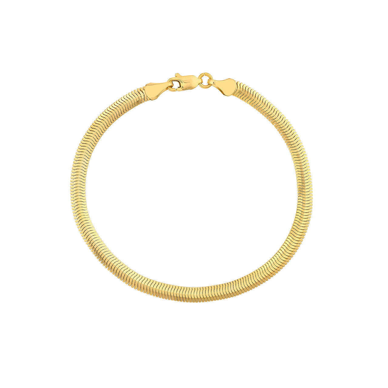 4.2mm Light Oval Snake Chain with Lobster Lock