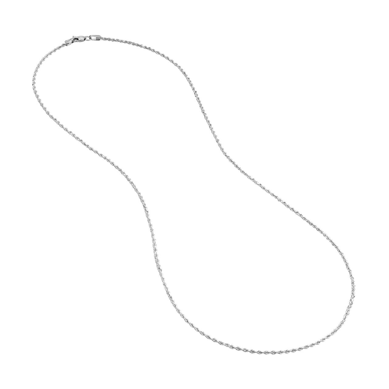 1.8mm D/C Rope Chain with Lobster Lock