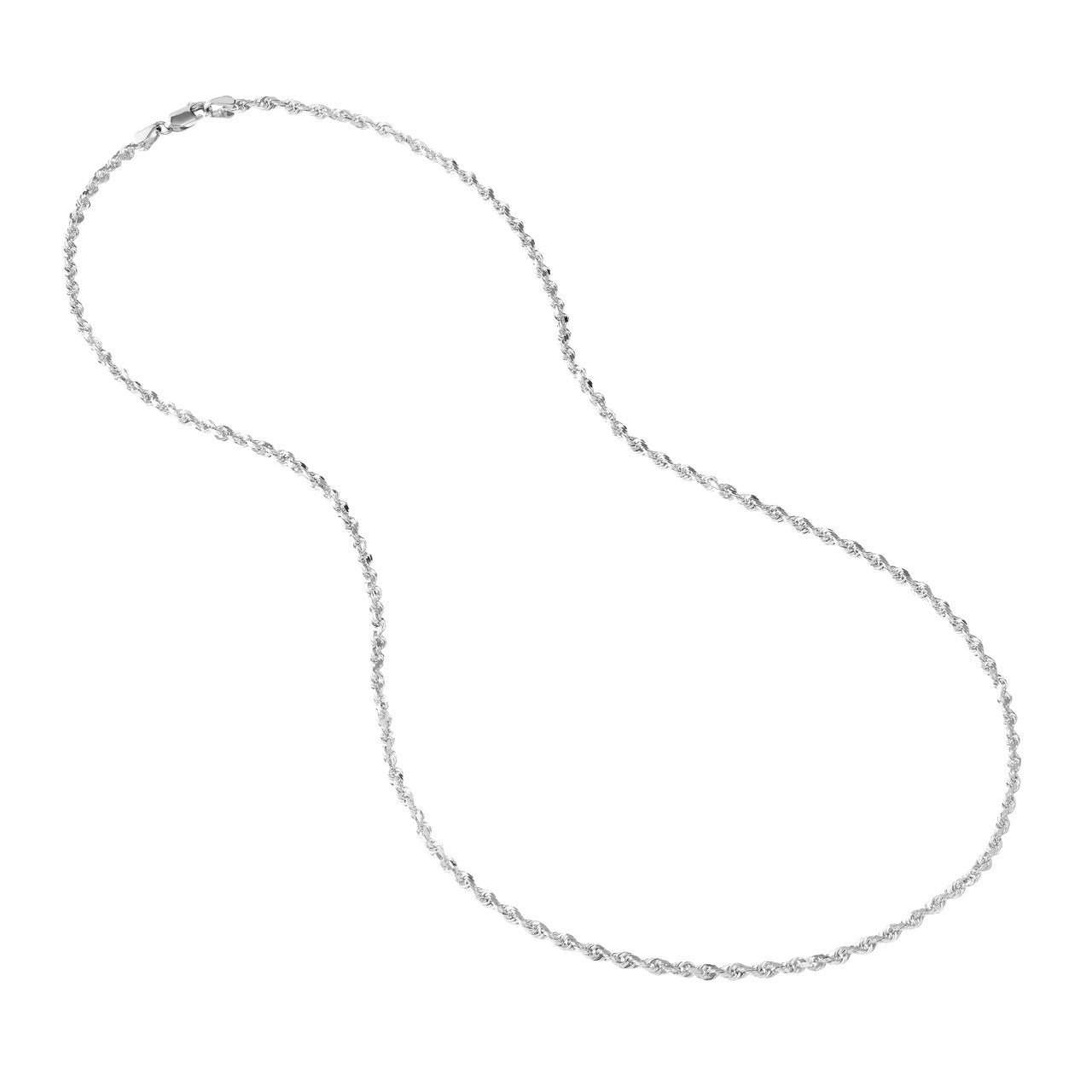 2.7mm D/C Rope Chain with Lobster Lock