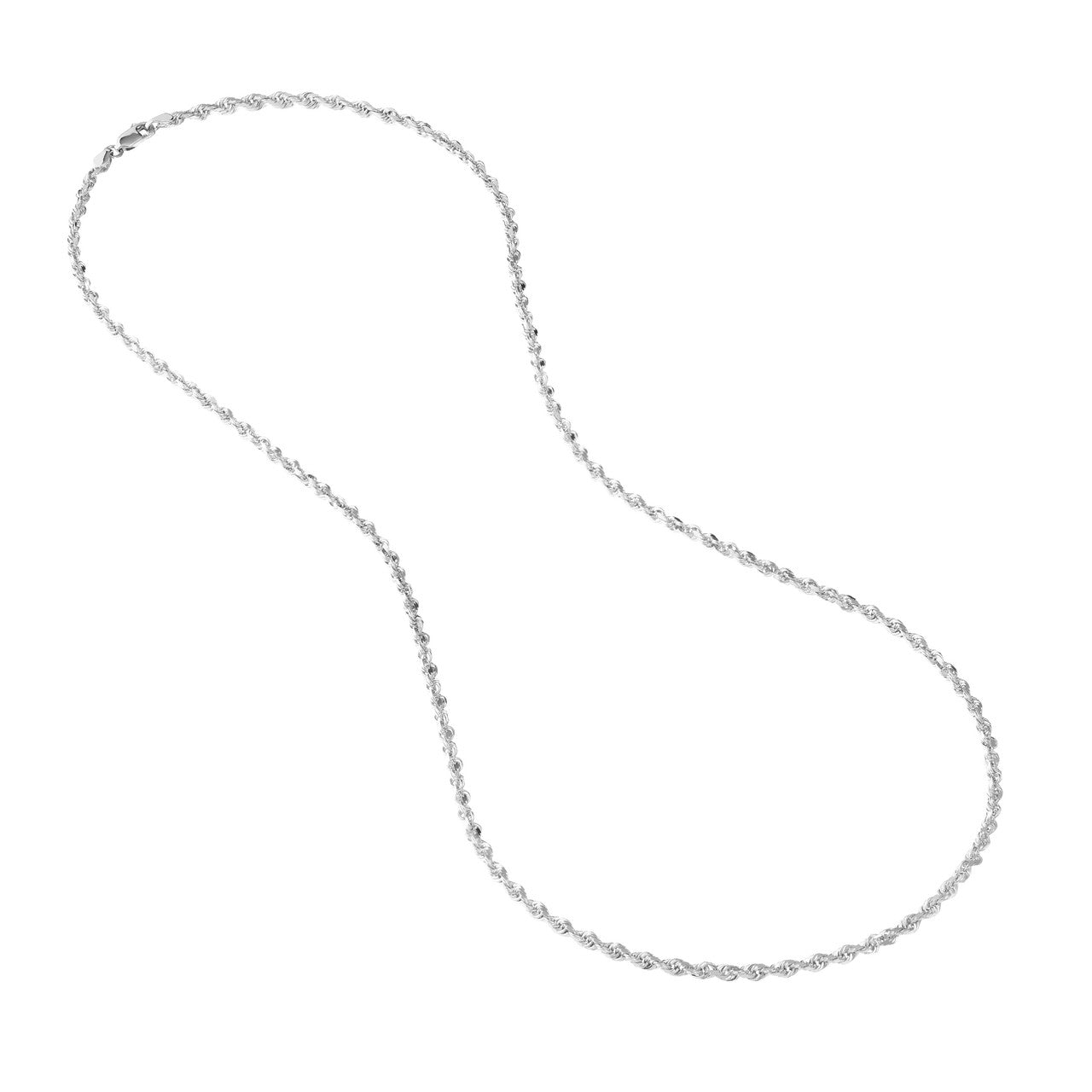 3mm D/C Rope Chain with Lobster Lock