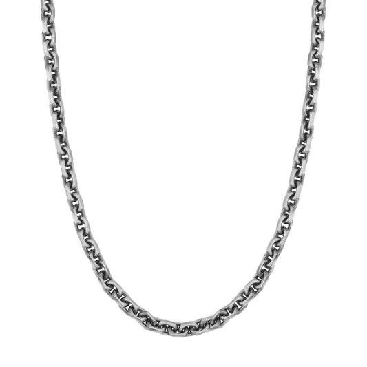 Sterling Silver D/C Cable Link Chain