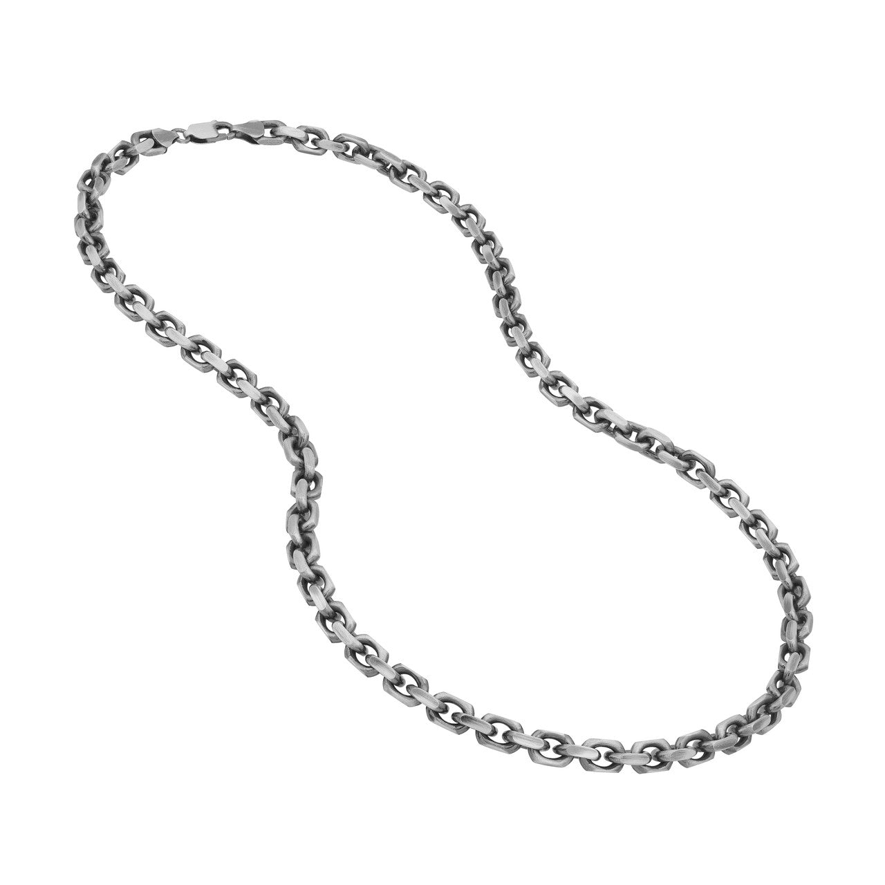 Sterling Silver D/C Cable Link Chain