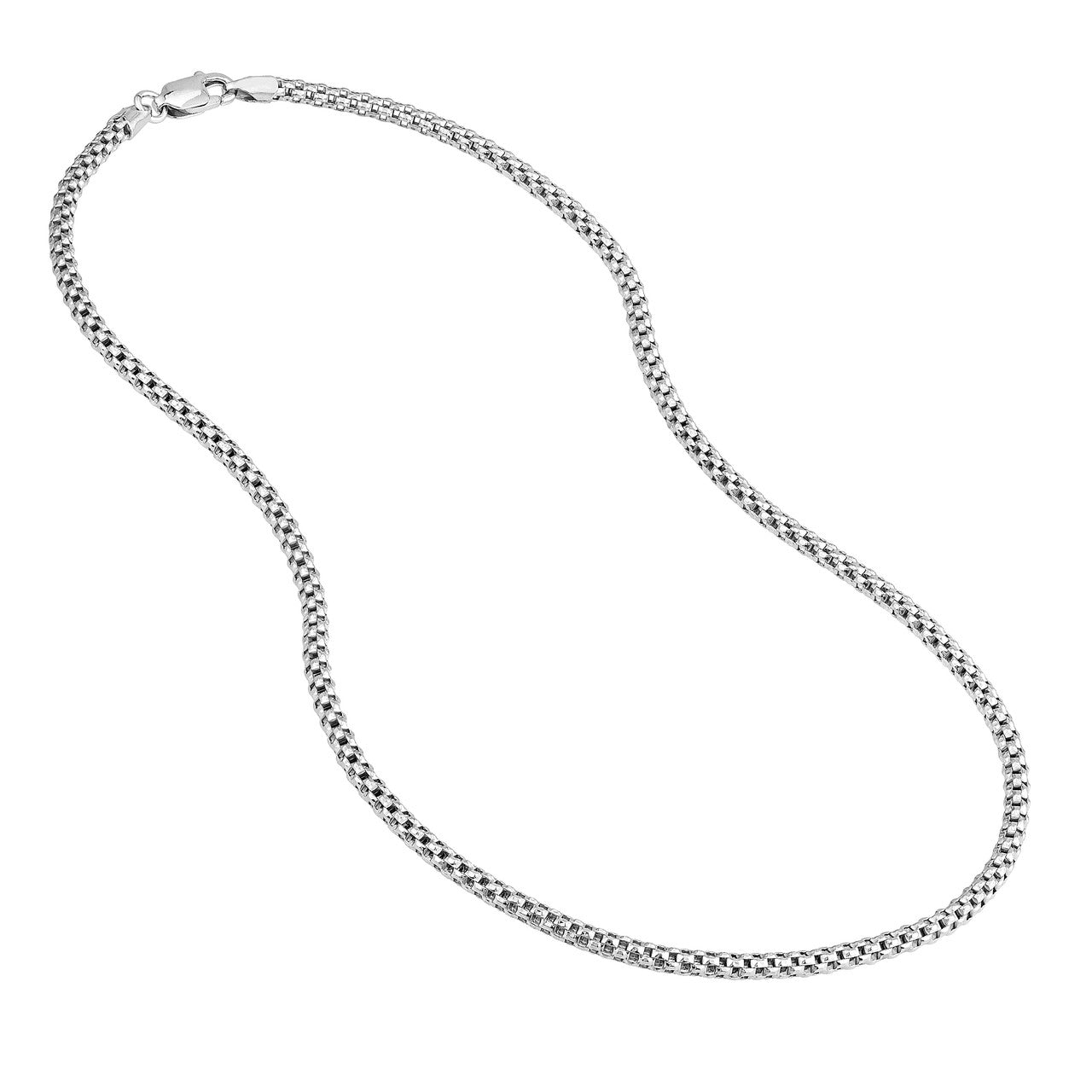 Sterling Silver 3mm Popcorn Chain