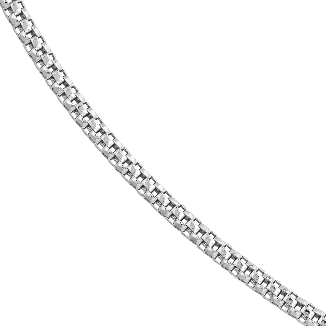 Sterling Silver 4mm Popcorn Chain with Lobster Lock