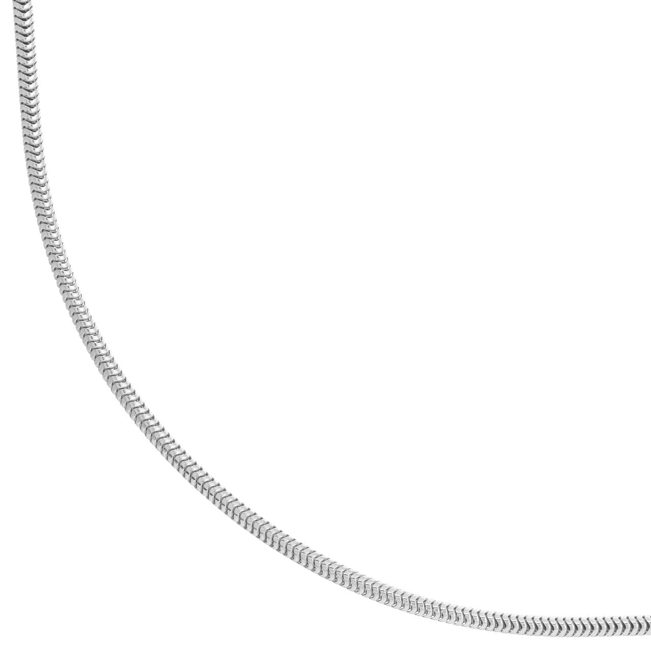 Sterling Silver 1.9mm Snake Chain with Lobster Lock