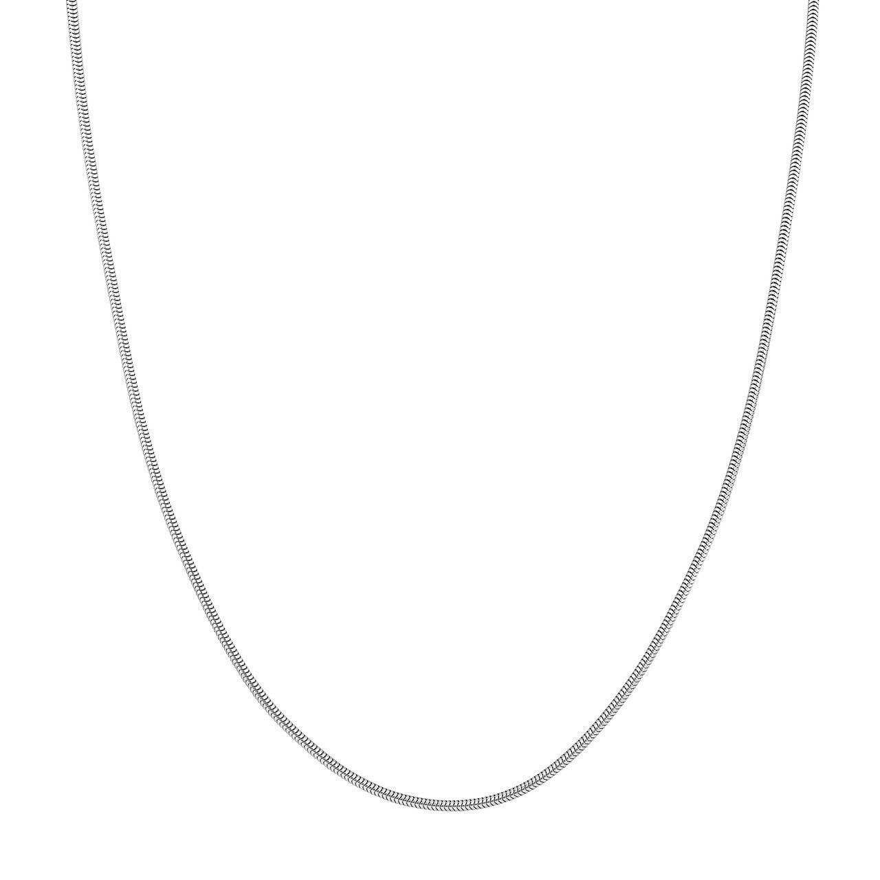 Sterling Silver 1.6mm Snake Chain with Lobster Lock