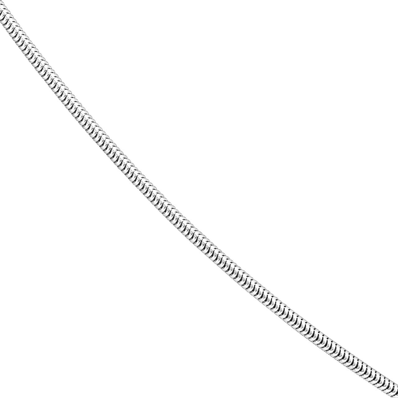 Sterling Silver 1.6mm Snake Chain with Lobster Lock