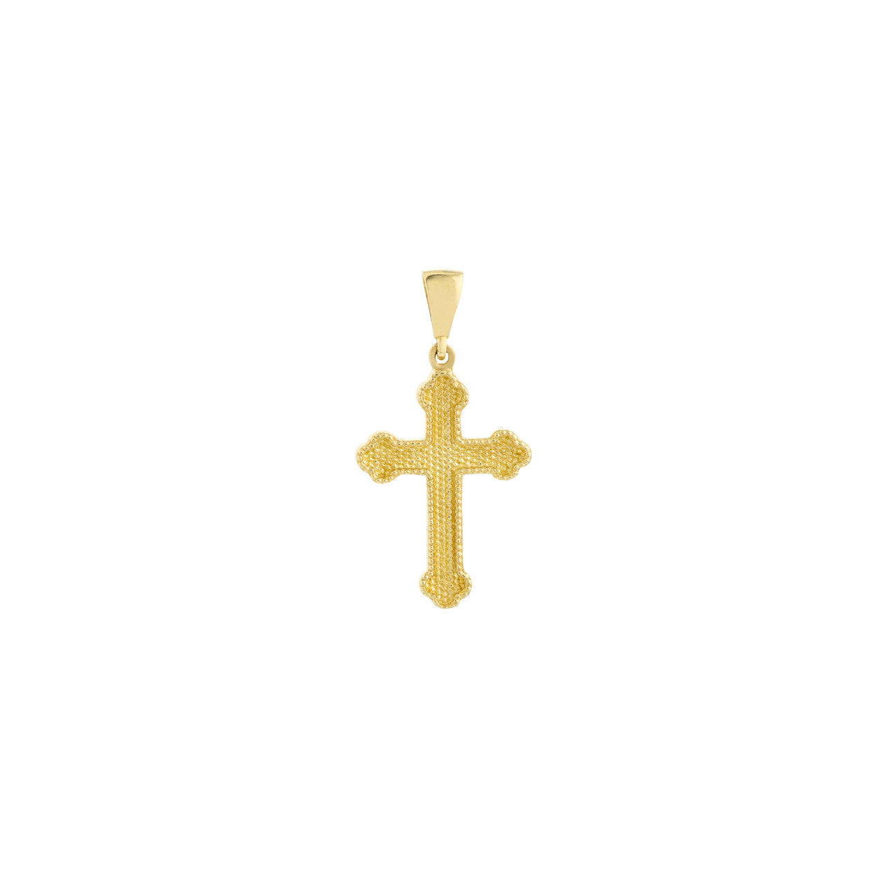 Diamond Cut Cross Pendant