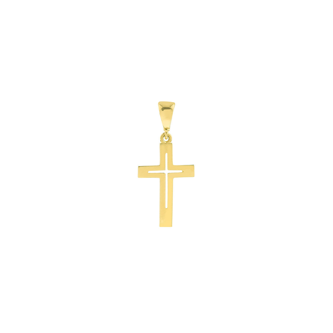 Cutout Cross Pendant