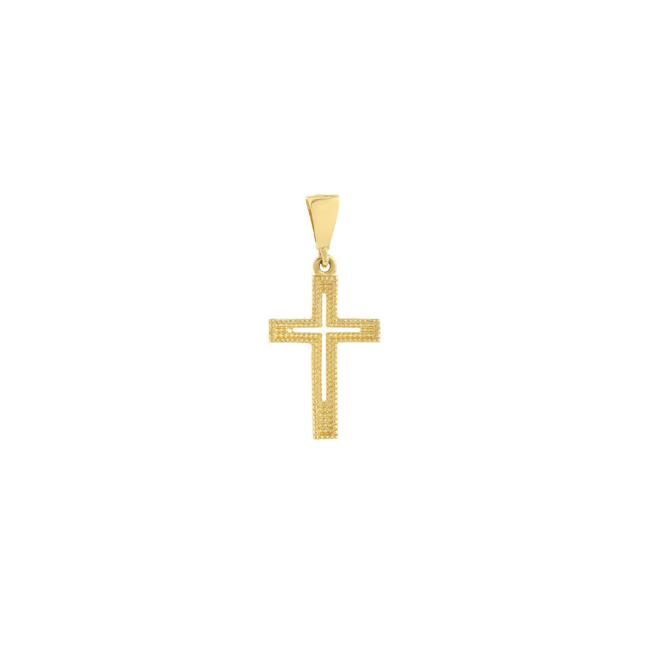 Cutout Cross Pendant