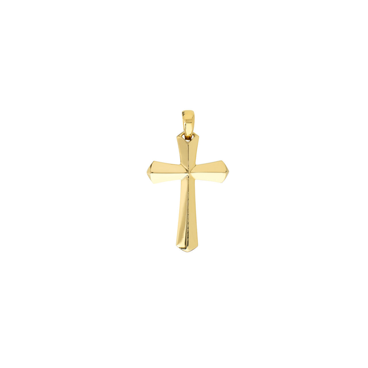 3D Knife Edge Cross Pendant