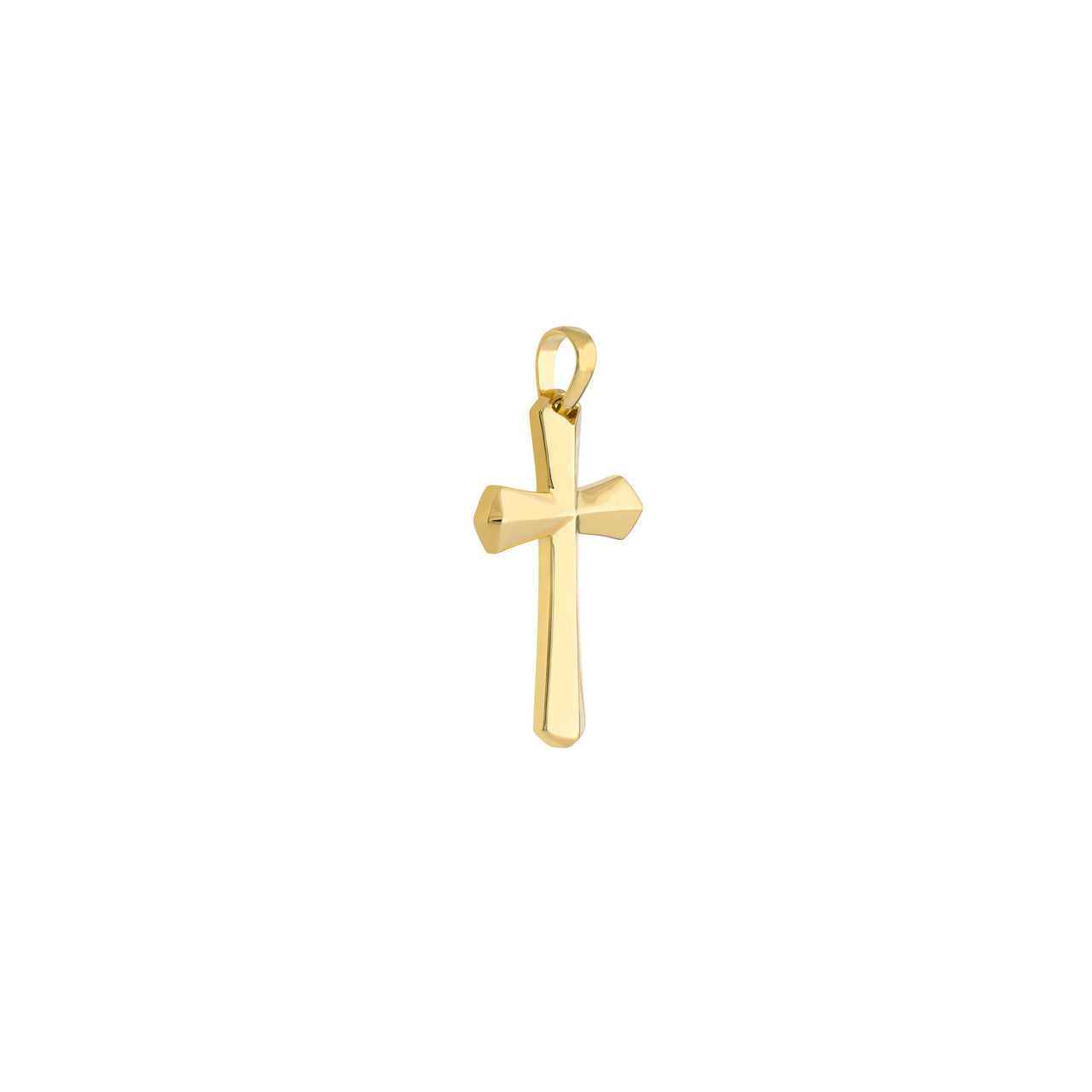 3D Knife Edge Cross Pendant