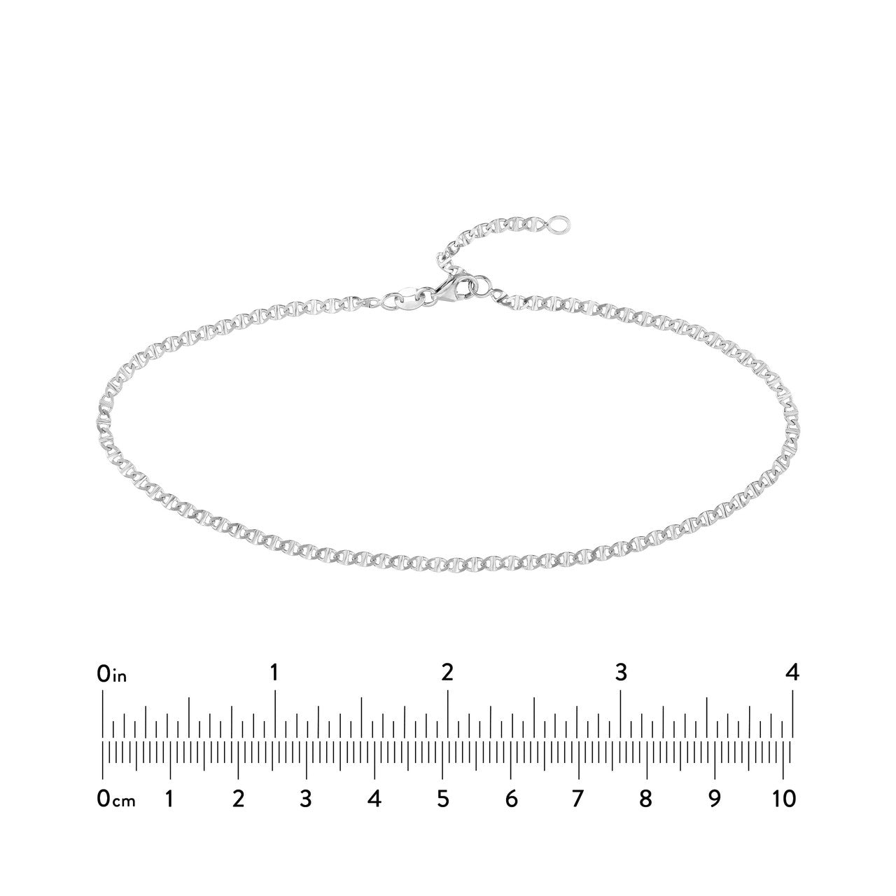 Adjustable Flat Mariner Chain Anklet