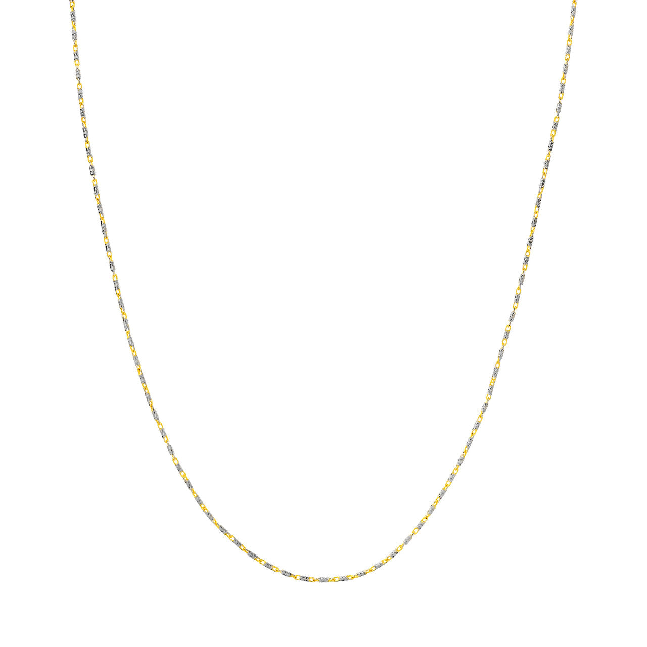 Two-Tone Brilliant-Cut Chain