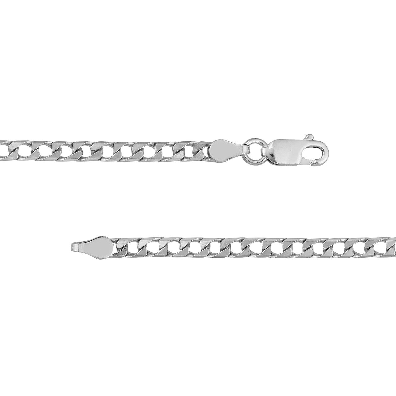 Sterling Silver 3.45mm Curb Chain