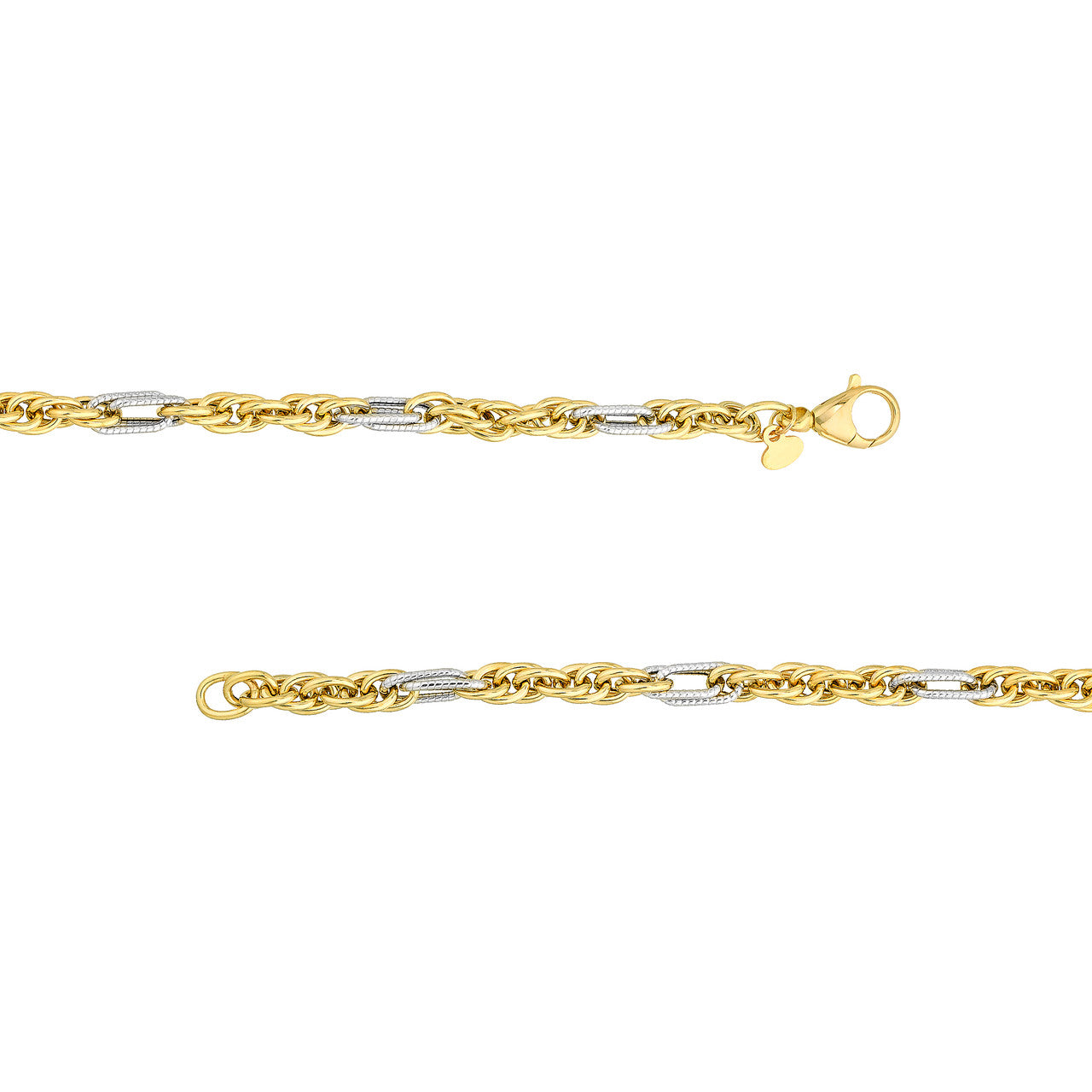 Two-Tone Mixed Rope Chain