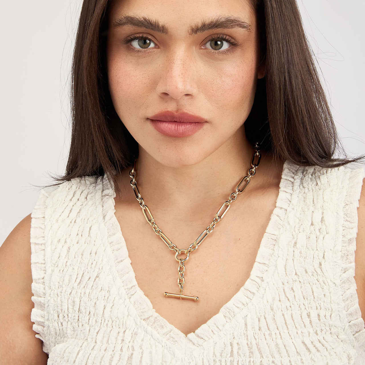 3+1 Paper Clip Lariat Necklace