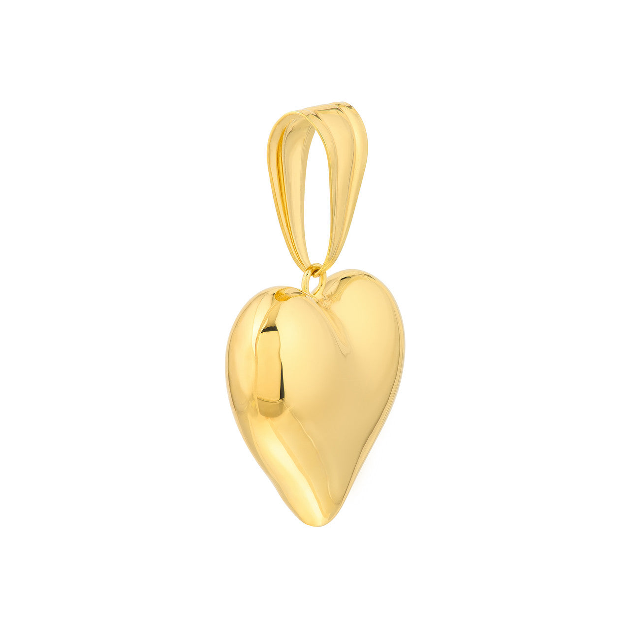 Medium Puffed Heart Pendant