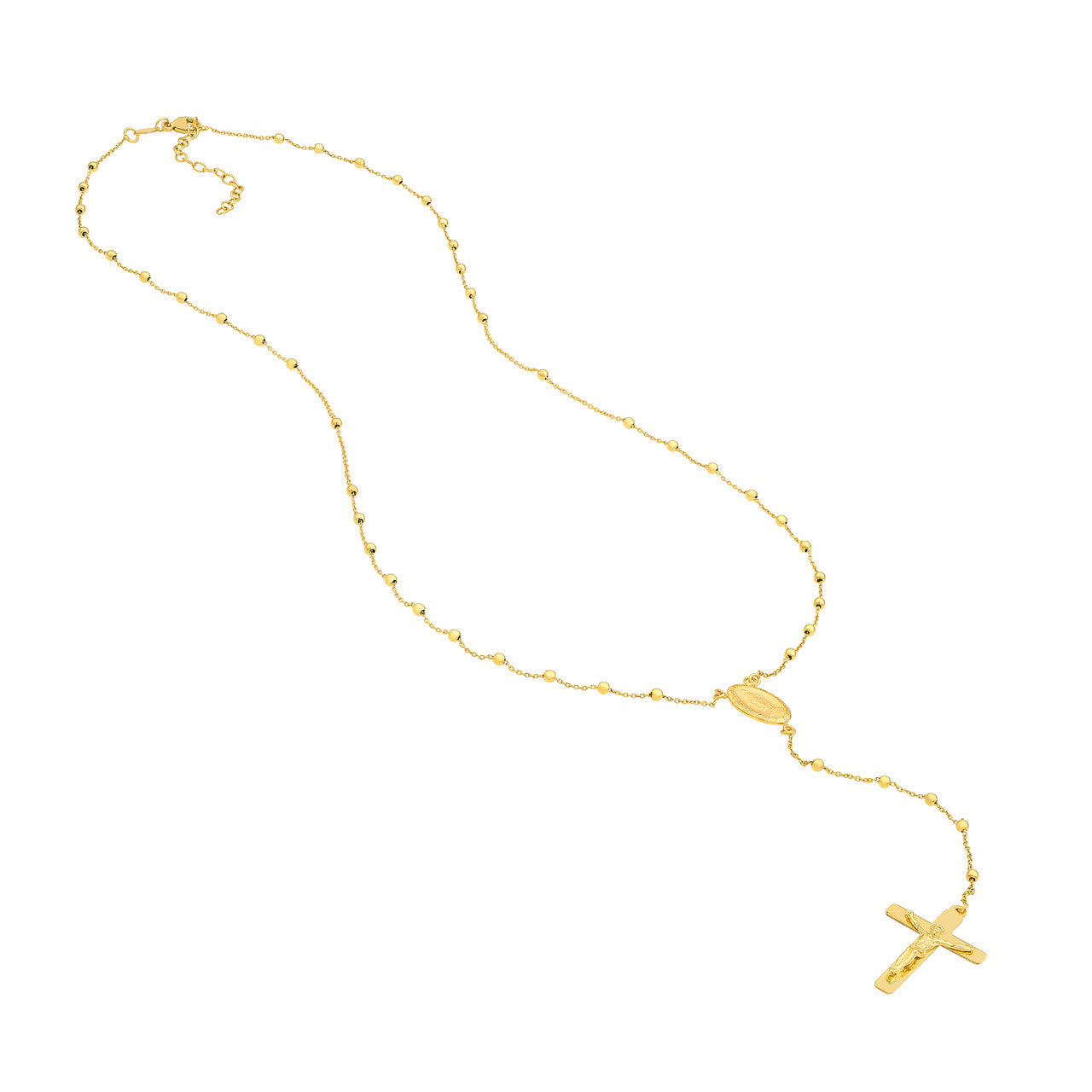 Traditional Rosary Necklace with Crucifix