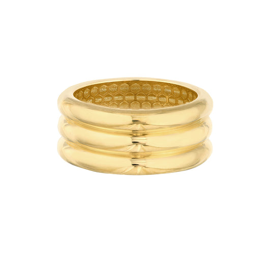 Triple Ridge Band Ring