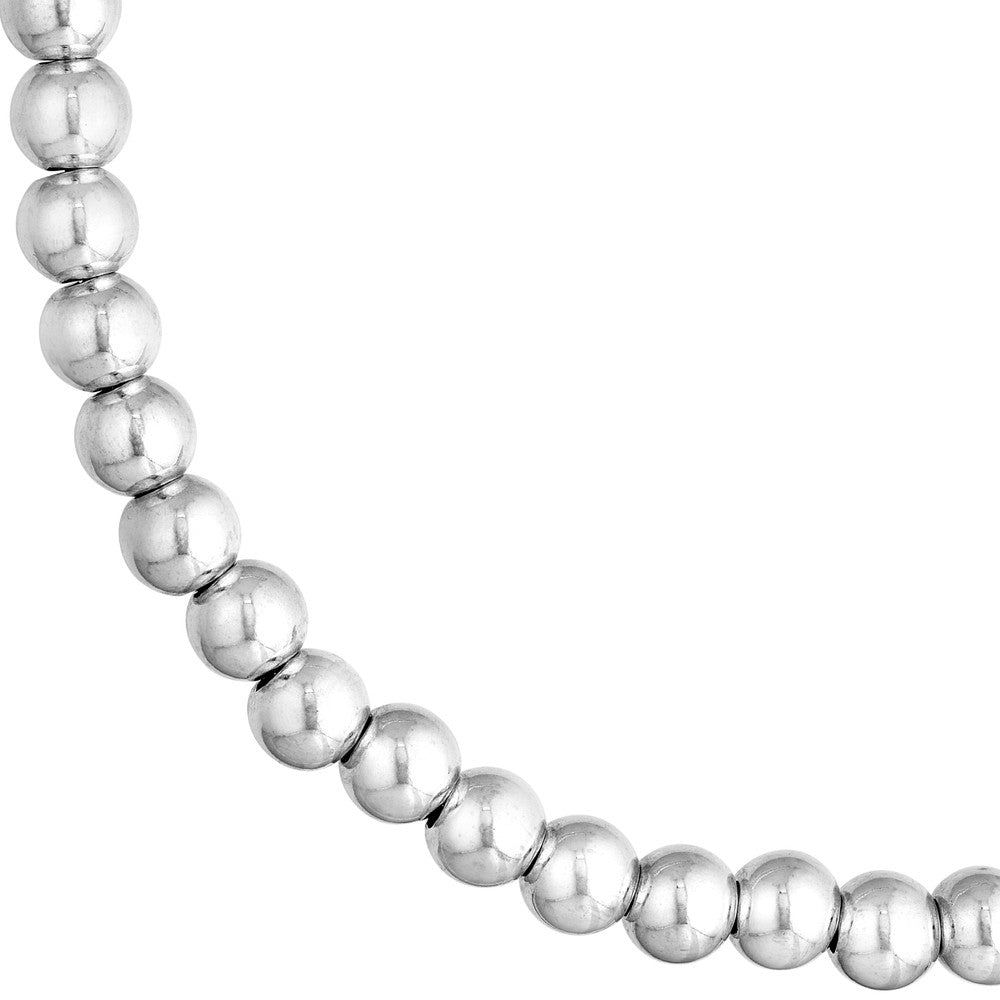 Sterling Silver 8mm Polished Bead Chain