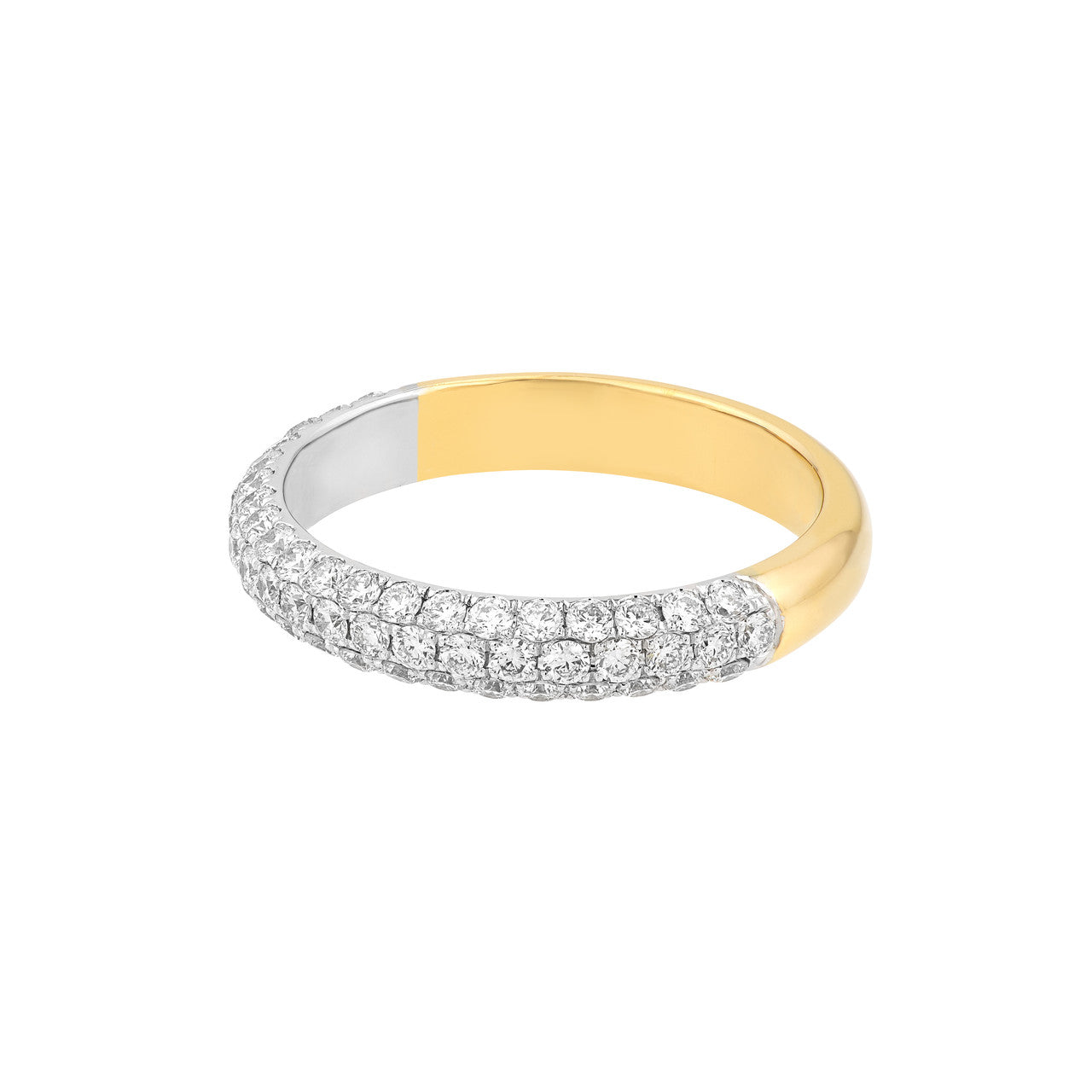 Pave Diamond Stackable Band (7/8tcw)