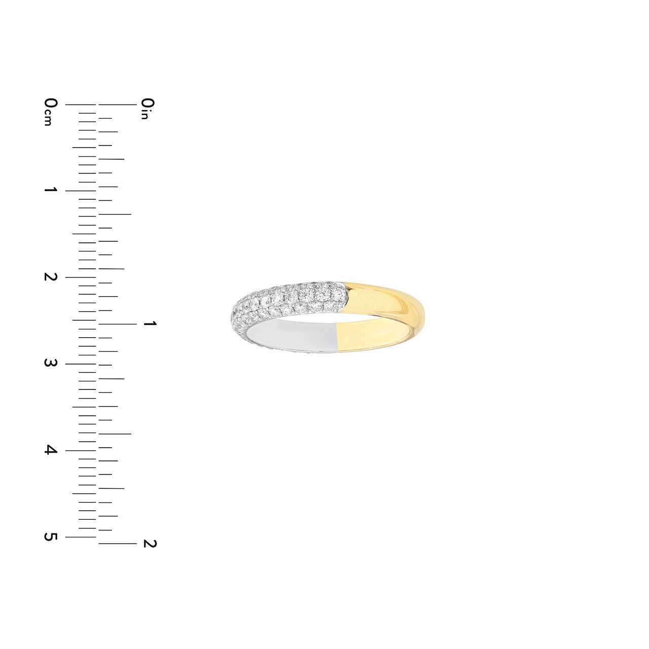 Pave Diamond Stackable Band (7/8tcw)