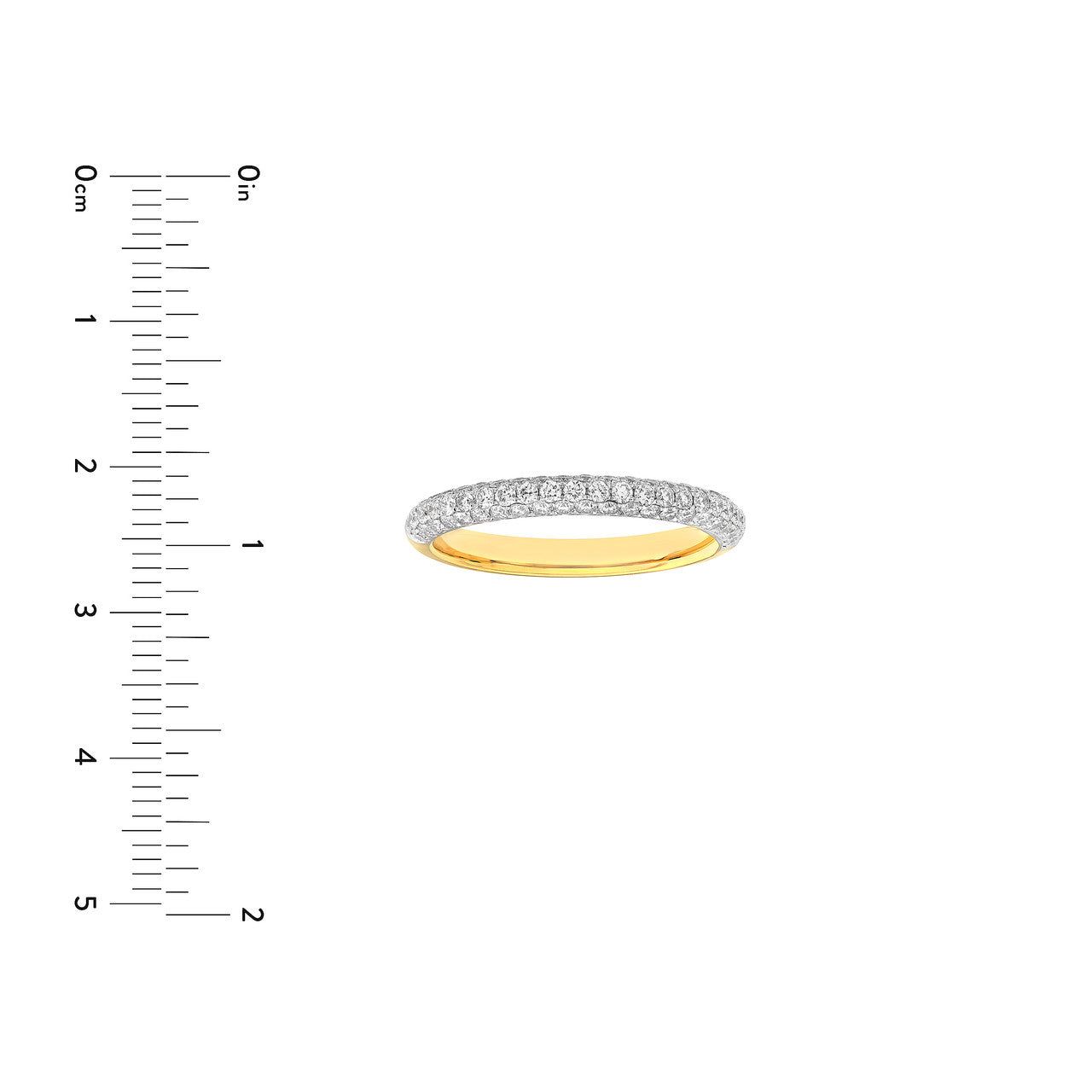 Diamond Pave Stackable Band (5/8tcw)