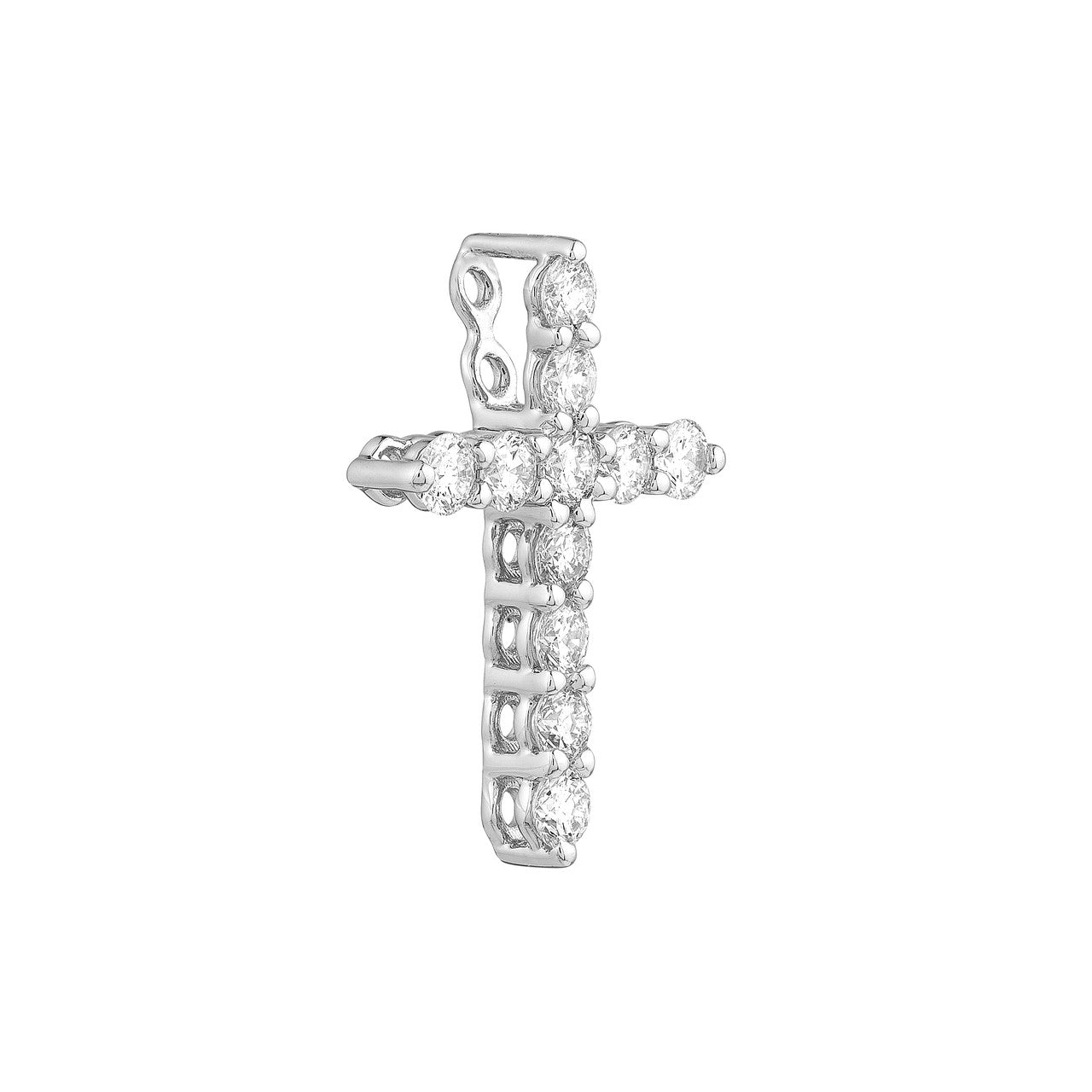 Diamond Cross Pendant (1/8tcw)