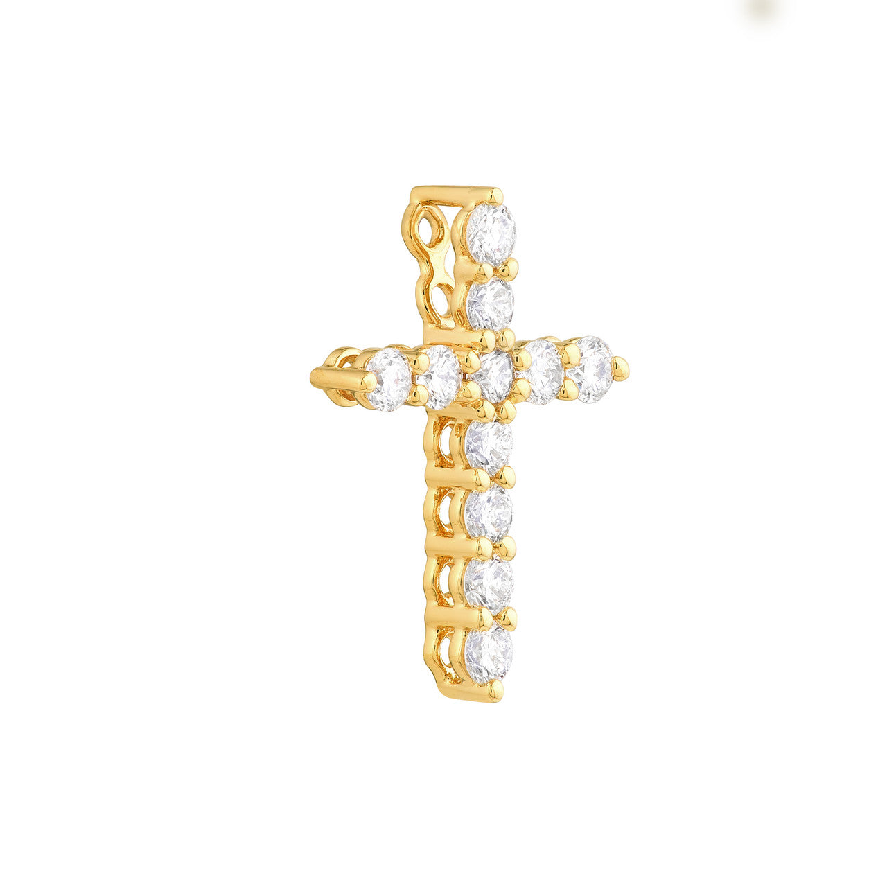 Diamond Cross Pendant (1/4tcw)