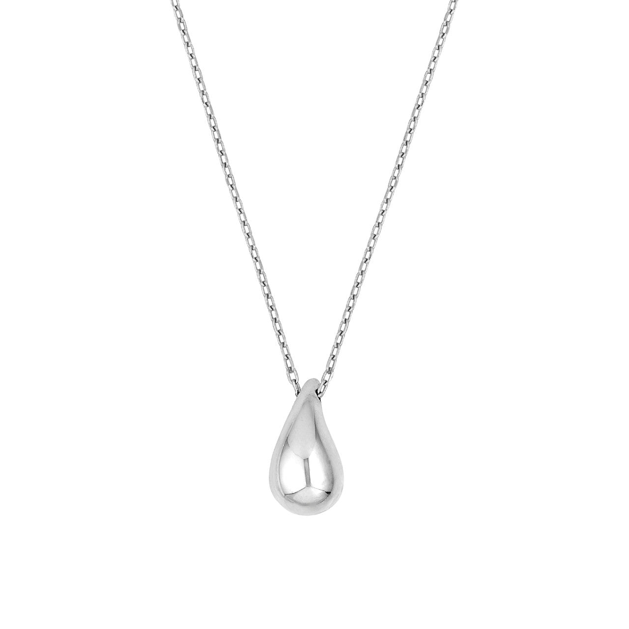 Sterling Silver Teardrop Pendant Forzentina Necklace