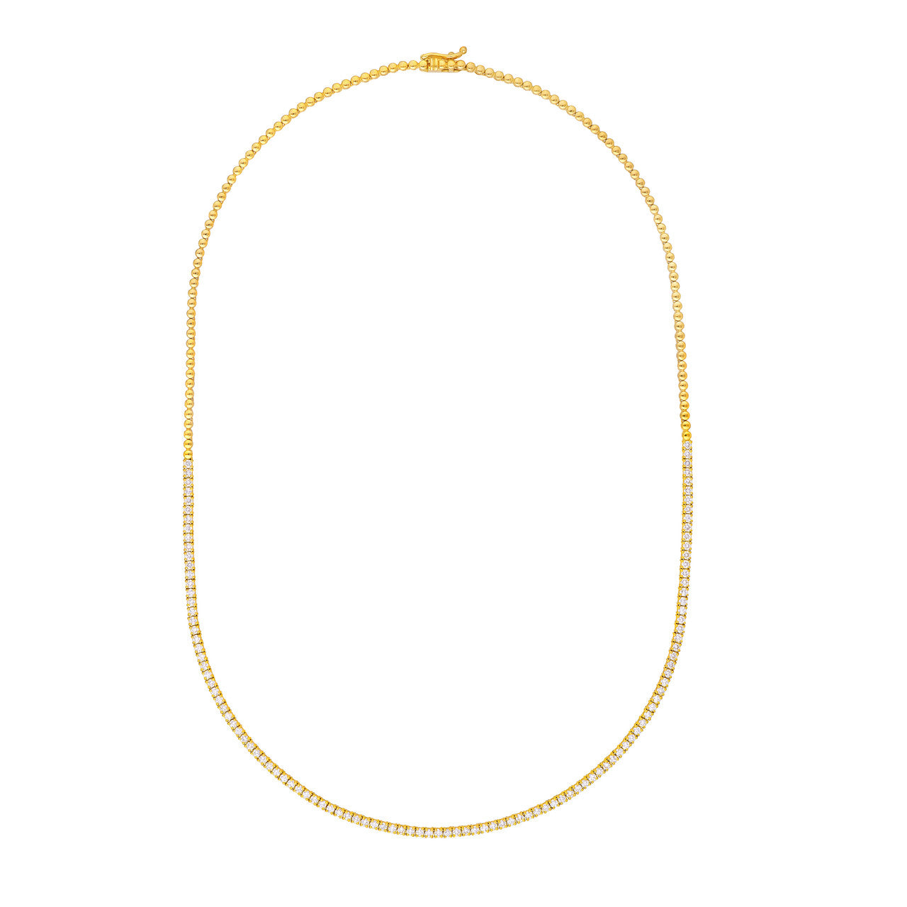 Diamond Half Tennis Necklace (2-1/8tcw)