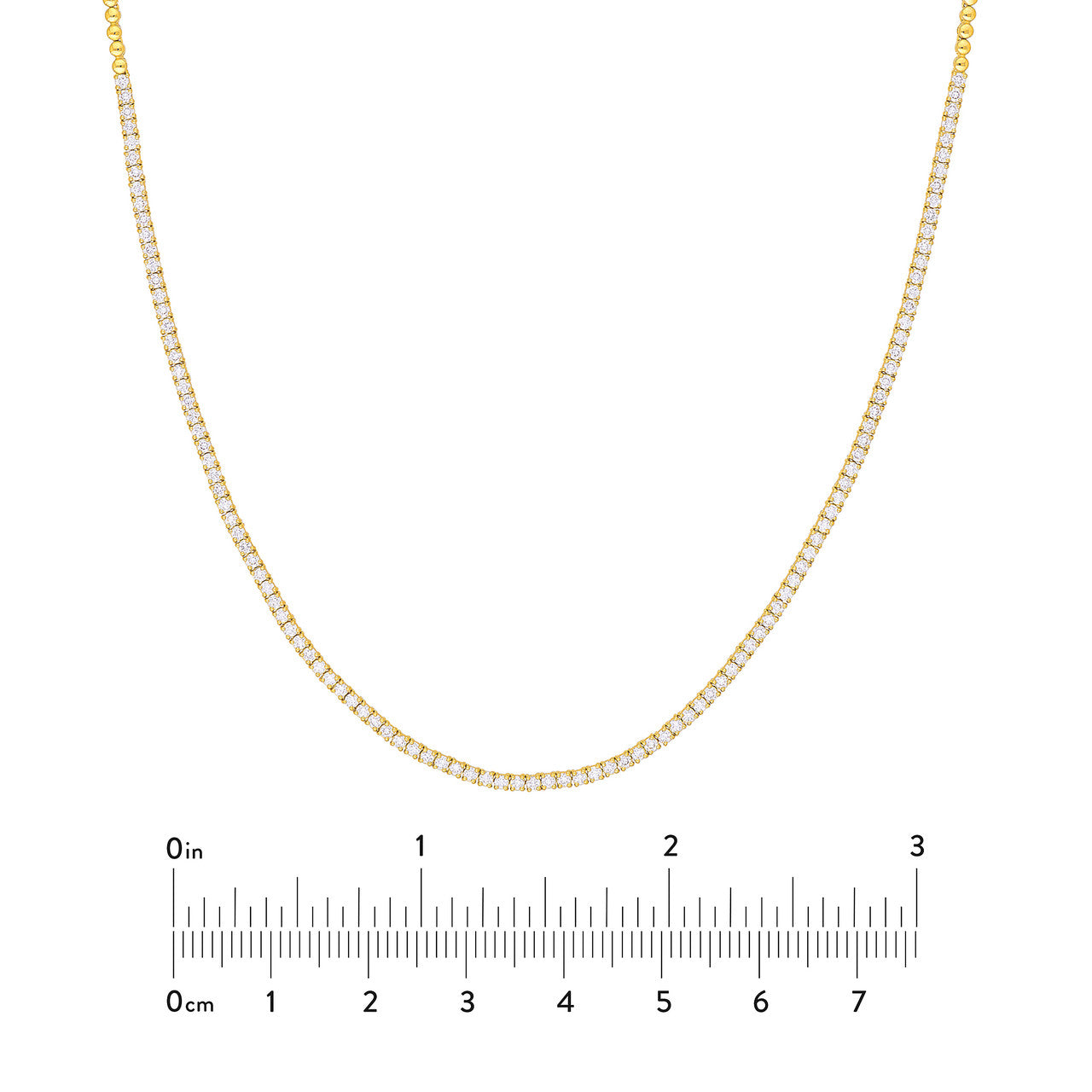 Diamond Half Tennis Necklace (2-1/8tcw)